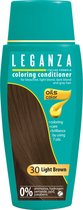Leganza Coloring Conditioner - Kleur Light Brown / Licht Bruin - 100% Natuurlijke Oliën - 0% Waterstofperoxide / PPD / Ammoniak