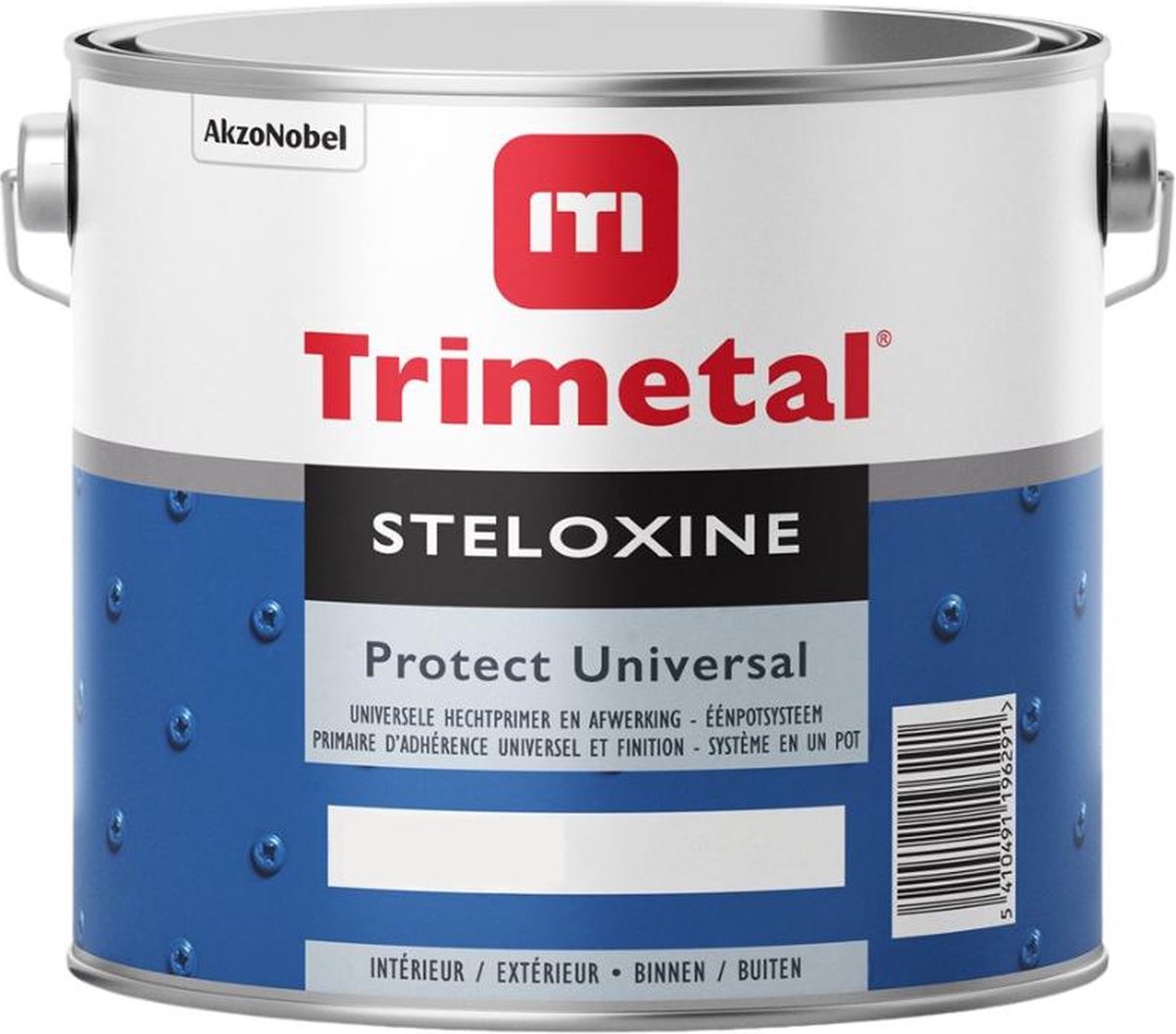 Trimetal Steloxine Protect Universal - 2,5 l - 10-12 m²/l - Wit - Lak - Afwerkingslaag