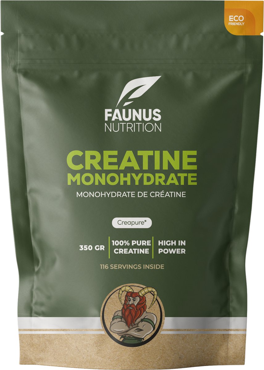 Goedkoopste Faunus Nutrition Creatine monohydraat Creapure 350 gram