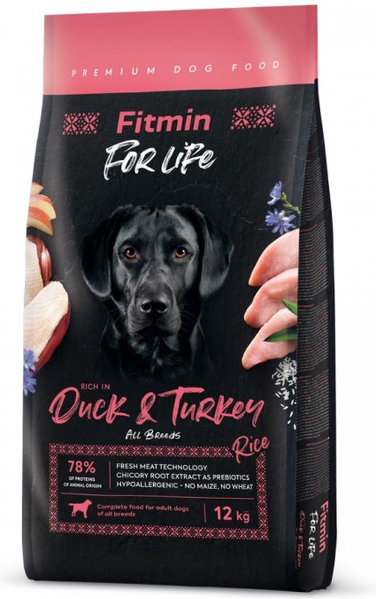 Fitmin For Life Dog Eend & Kalkoen 2,5kg
