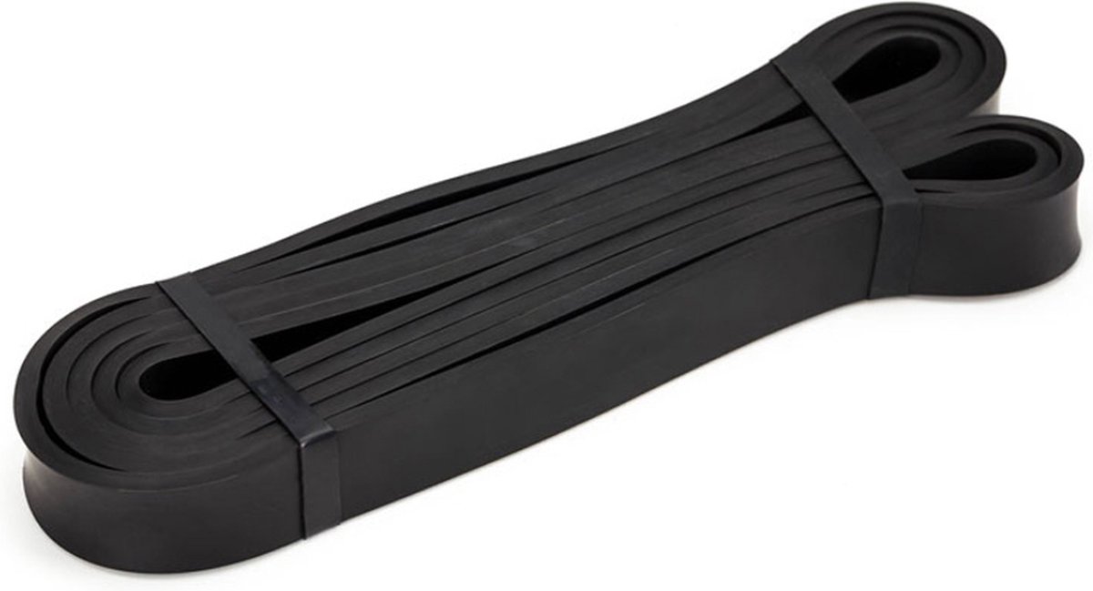 Weerstandsband - Zwart - Medium - 25KG - Resistance band - Fitness elastiek - Weerstandsbanden - Booty band
