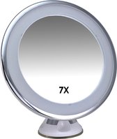 Gérard Brinard Zuignapspiegel verlichte make up spiegel LED 7x vergroting Ø17cm spiegels
