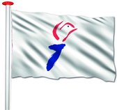 VlagDirect - Vrijheid vlag - Bevrijdingsdag vlag - Vrijheidsvlag - 90 x 150 cm.