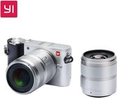 YI M1 Mirrorless Digitale Camera – Portret en Zoom Lens – Zilver