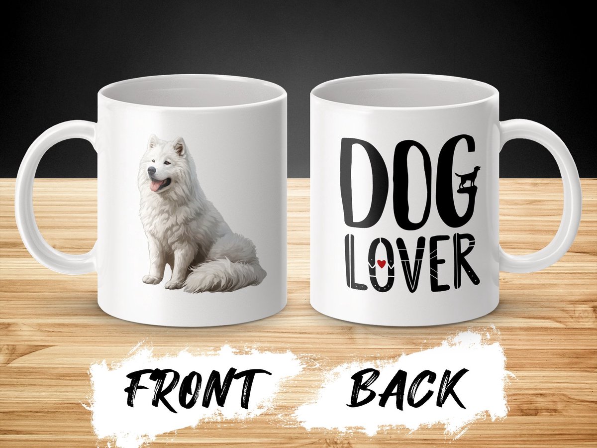 Mok Samoyed Dog - Samojeed Hond / dog lover