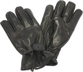 KM - Rodeo - Leren handschoenen - Zwart - M