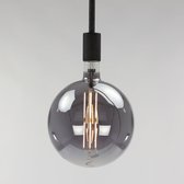 Hoyz - Lichtbron LED - Filament - Bol - Ø20 - E27 8W - Smoke Grijs Glas