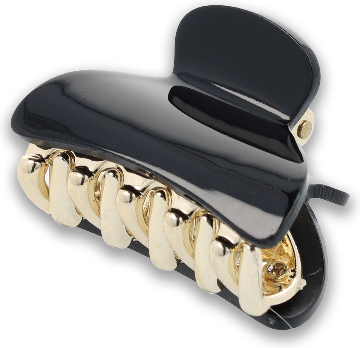 Lajetti - Haarklem Klein Goud met Zwart - Dames Hairclip