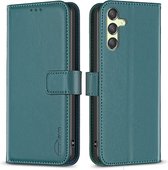 BINFEN Book Case - Geschikt voor Samsung Galaxy A25 Hoesje - Groen