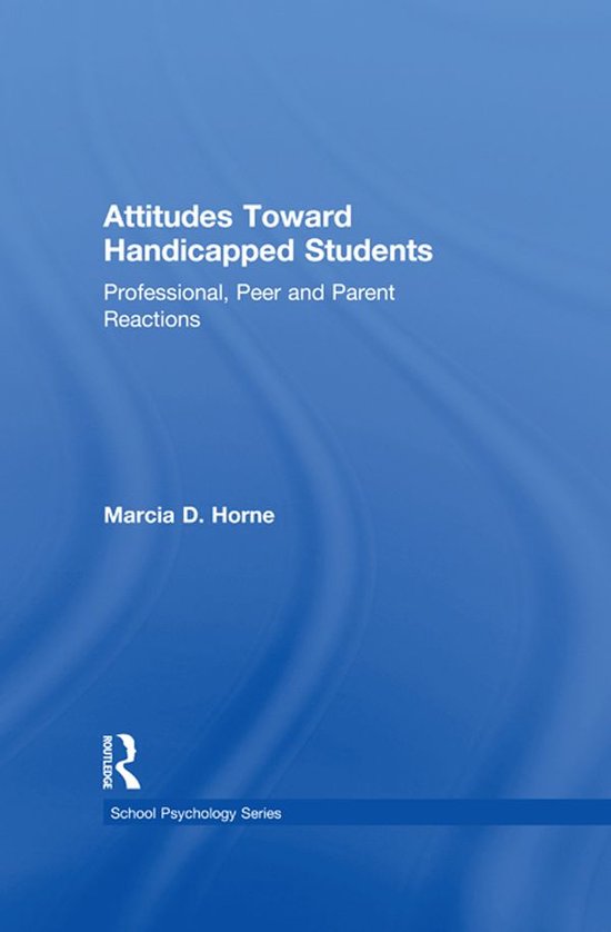 Attitudes Toward Handicapped Students - cover