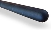 Trapleuning Zwart - Hout - Zwart behandeld - Woodland 38mm - 100cm