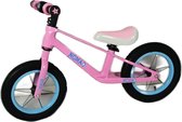 Loopfiets-kindersportbalans fiets-Fiets zonder pedaal-competitieve kindersportbalans fiets-12 inch-voor kinderen van 2 3 4 5 6 7 jaar voor jongens en meisjes-Verstelbare stoel-Luchtbanden-Comfortabel en zeer licht- Roze