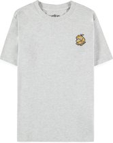 Pokémon - Pixel Psyduck Dames T-shirt - L - Grijs