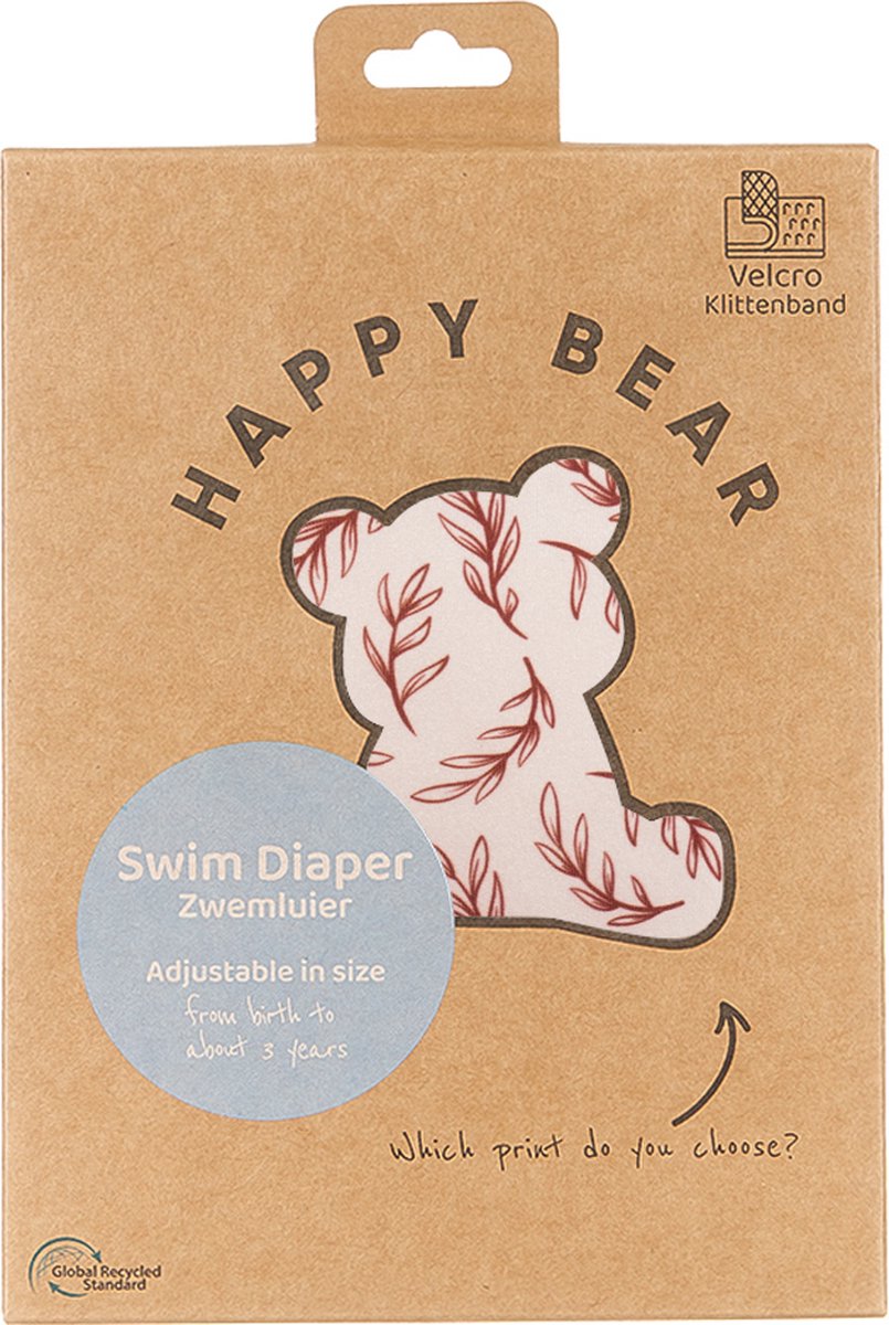 HappyBear zwemluier klittenband - Twiggy - 0 - 3 jaar - in baby zwembroek — afbeelding 3