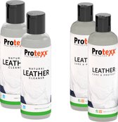 Protexx Natural Leather Cleaner 2 x 250ml + Leather Care & Protect 2 x 250ml