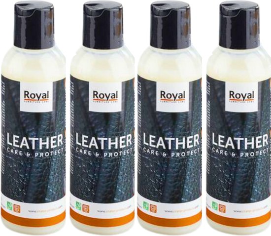 Royal Furniture Care - Leather Care & Protect - 4-Pack - 4 x 75 ml