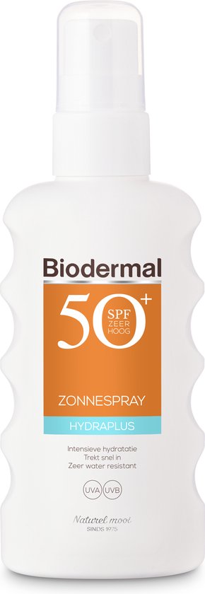 Écran Solaire Biodermique - Hydraplus - Spray Solaire - SPF 50 - 175ml