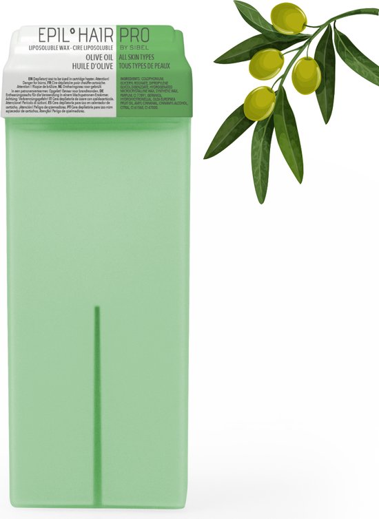 Sibel- Ontharingswax- Epil Hair Pro- Wax Patroon- 110 ml Olive