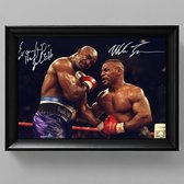 Mike Tyson Ingelijste Handtekening – 15 x 10cm In Klassiek Zwart Frame – Gedrukte handtekening – GOAT of Boxing - vs Evander Holyfield - Iron Mike - Kid Dynamite