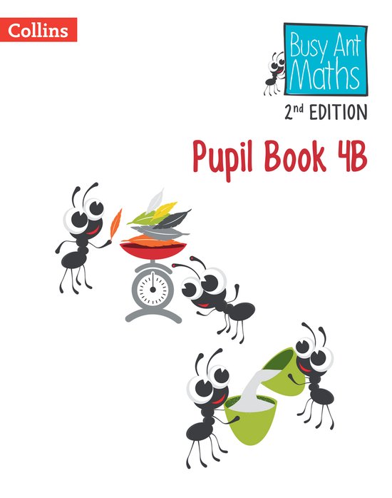 Busy Ant Maths Euro 2nd Edition- Pupil Book 4B - cover