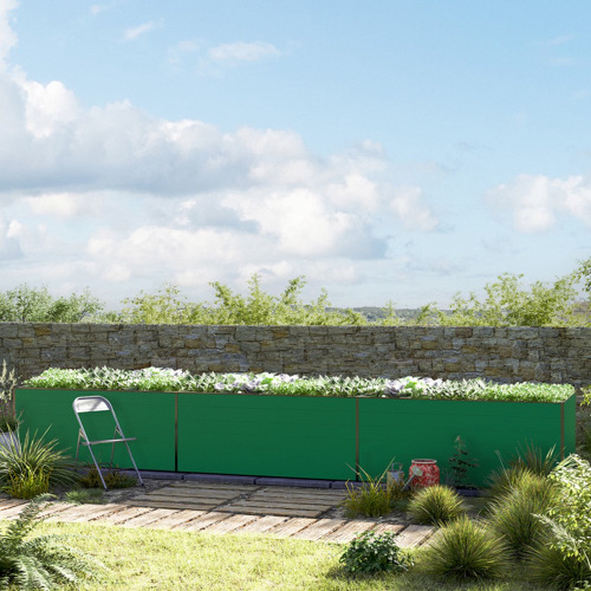 GFP 535 x 77 x 77 cm Moestuinbak Kingsize Daniela Groen