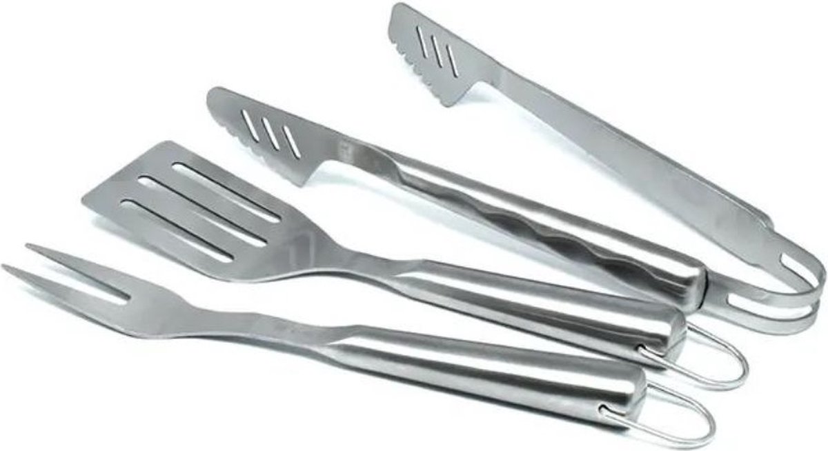 BBQBuddies BBQ Tangen Set - Barbecue Tang - Burger Flipper - BBQ Accessoires