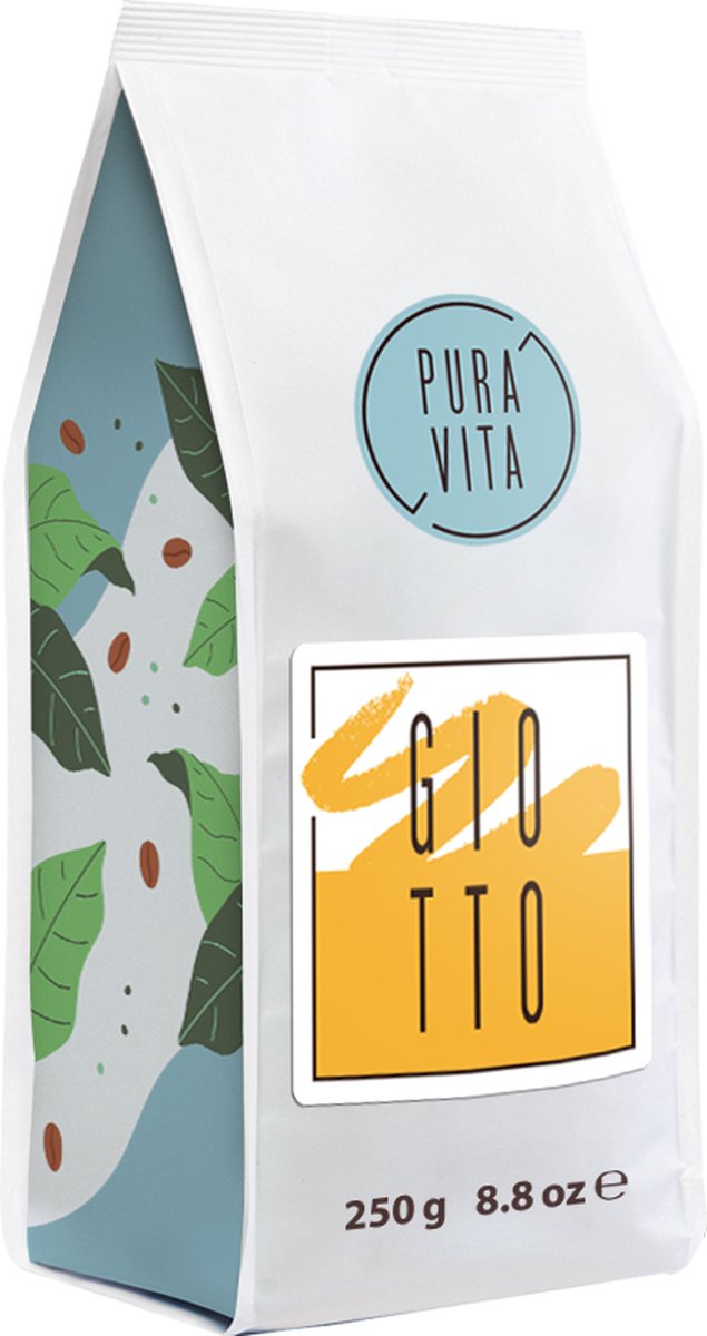 Goedkoopste Pura Vita Giotto roasted w.b. coffee 250grm, 3x250grm