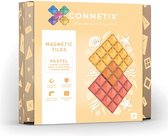 Connetix - 2 socles Pastel Lemon 30 x 30 cm - jouets de construction magnétiques