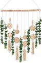 Boho hangplanten eucalyptus bladeren wanddecoratie kunstplanten eucalyptus takken decoraties rustieke boho boerderij decoratie voor slaapkamer, keuken, eetkamer, badkamer, type 2