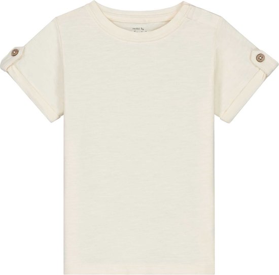 Prénatal peuter shirt - Jongens - Dark Off-White - Maat 80