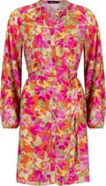 Ydence Dress Loa Fuchsia/green Flower S