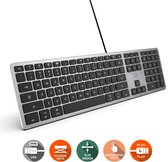 Bedraad toetsenbord - Mobility Lab - ML303574 - ULTRA SLIM DESIGN - Perfect design voor thuis of op kantoor - MAC EN WINDOWS