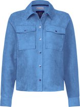 Street One Short Corduroy Overshirt- light spring blue - Maat 44