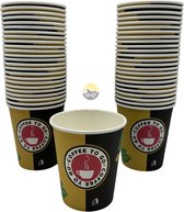 KURTT - Koffiebekers to go - Koffiebeker karton - Drinkbeker - 8oz - 500 stuks - video