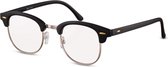 Cwi Leesbril Unisex Wayfarer Zwart/goud (cwi4003) Sterkte +2.5