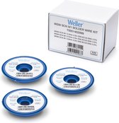 Weller T0051402999 - Kit d'échantillons de fil à souder - WSW SCN M1 - 0+ 0+ 0 mm - 21g - SN0.6CU0.05Ni3.5%
