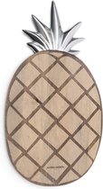 Riviera Maison Borrelplank hout ovaal in ananas vorm - RM Pineapple zomerse tapasplank of serveerplank
