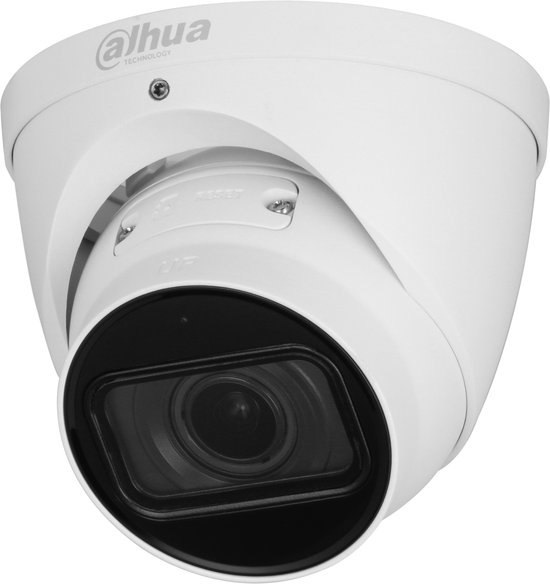 Foto: Dahua ipc hdw3841tp zs s2 4k outdoor wizsense turret dome camera varifocus met zoomfunctie