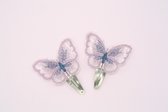 Haarspeld - vlinder - voorjaar - zomer - mauve - paars