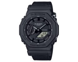 Casio G-Shock GA-2100BCE-1AER Horloge - Textiel - Zwart - Ø 45 mm