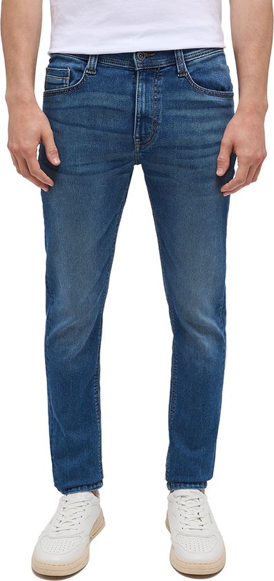 Mustang Heren Jeans Broeken OREGON SLIM K slim Fit Blauw 34W / 36L Volwassenen