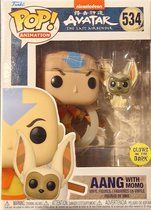 Funko POP! - Animation - Avatar The Last Airbender - Aang with Momo ( Glows in the Dark ) ( 534 )