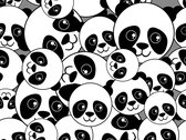kinderkamerkleed vinyl | Panda dream | 95x95 cm | Onze materialen zijn PVC vrij en hygienisch