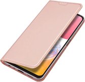 Geschikt voor Samsung Galaxy A15 4G/5G - Portemonnee Flip Cover - Book Case Hoesje - Roze