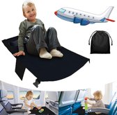 Opvouwbare Vliegtuigstoel Voetsteun - Lichtgewicht Reisaccessoire voor Comfortabele Vluchten - Verstelbare Hoogte en Positie - Draagbare Voetsteun voor Langdurige Ondersteuning