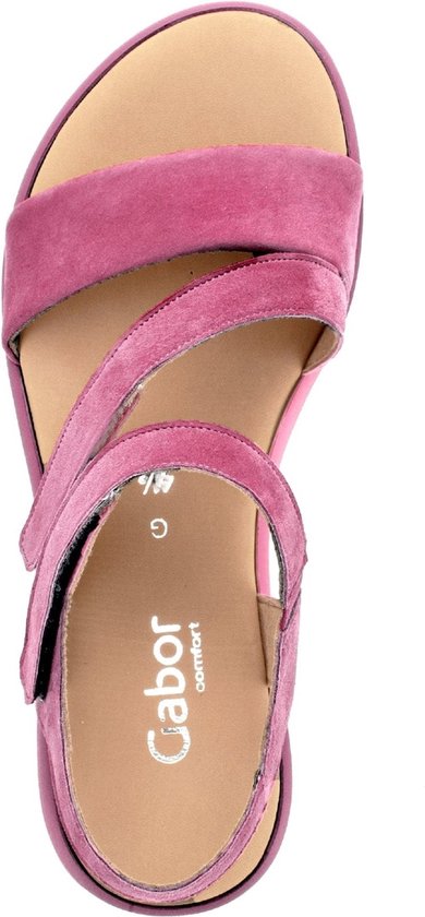 Gabor -Dames - roze donker - sandalen - maat 38