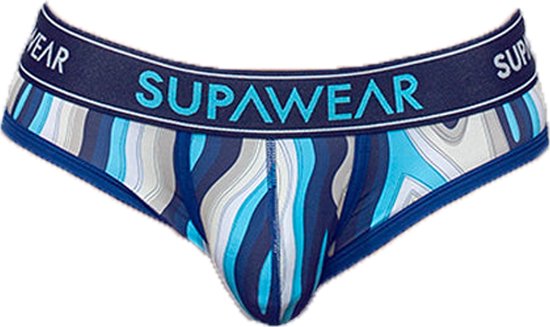 Supawear Sprint Brief Woody Blue - MAAT L - Heren Ondergoed - Slip voor Man - Mannen Slip