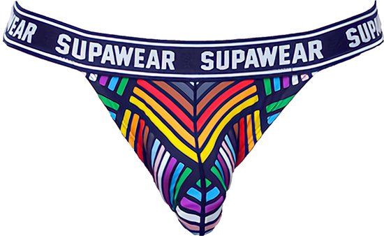 Supawear POW Jockstrap Rainbow - MAAT XXL - Heren Ondergoed - Jockstrap voor Man - Mannen Jock