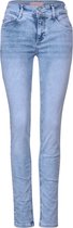 Street One Style QR York - high waist - Dames Jeans - heavy indigo bleach - Maat 34