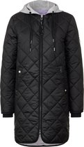 Street One Light Padded Coat with removable hoody - Dames Jas - black - Maat 46